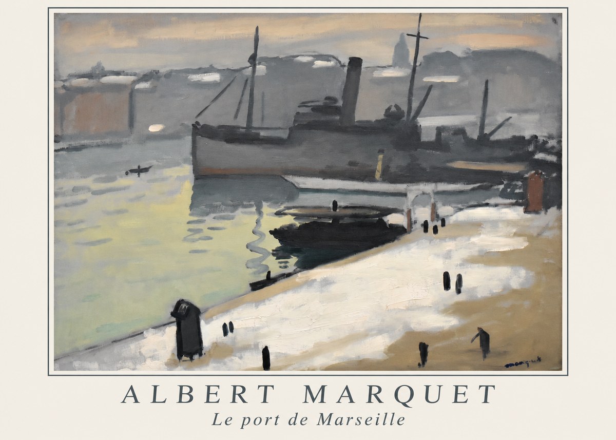 Albert Marquet Le Port De Marseille I No1 - Poster