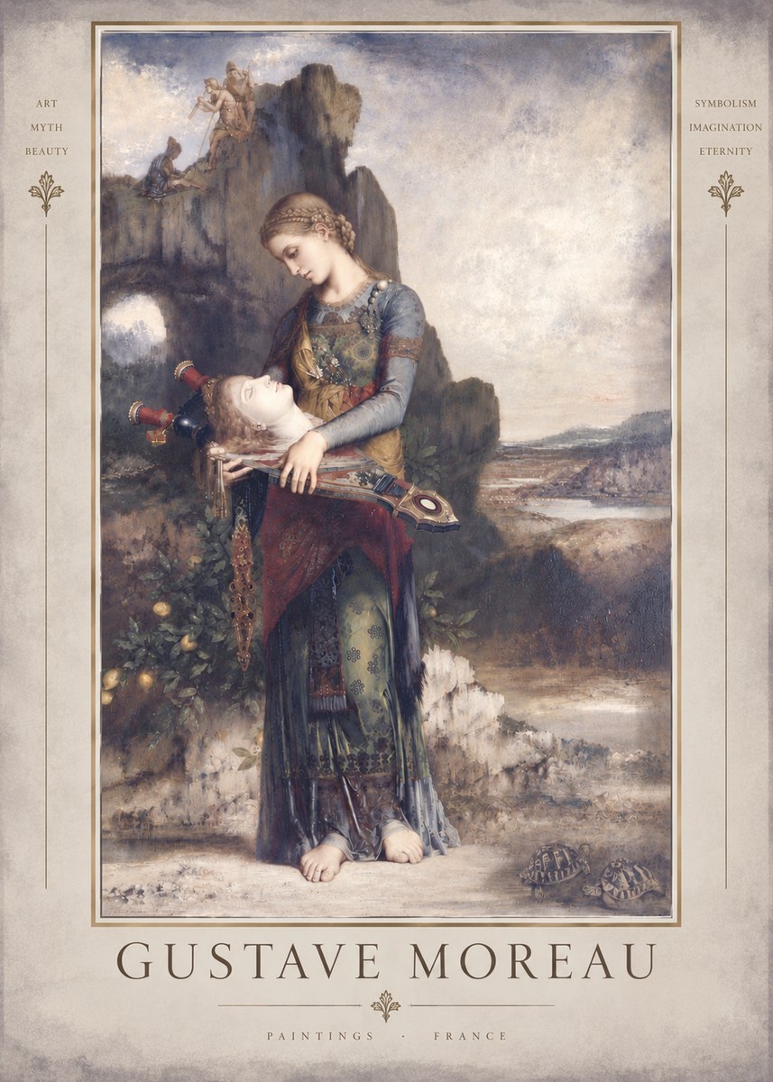 Gustave Moreau Salome with the Head of John the Baptist No5 - Poster
