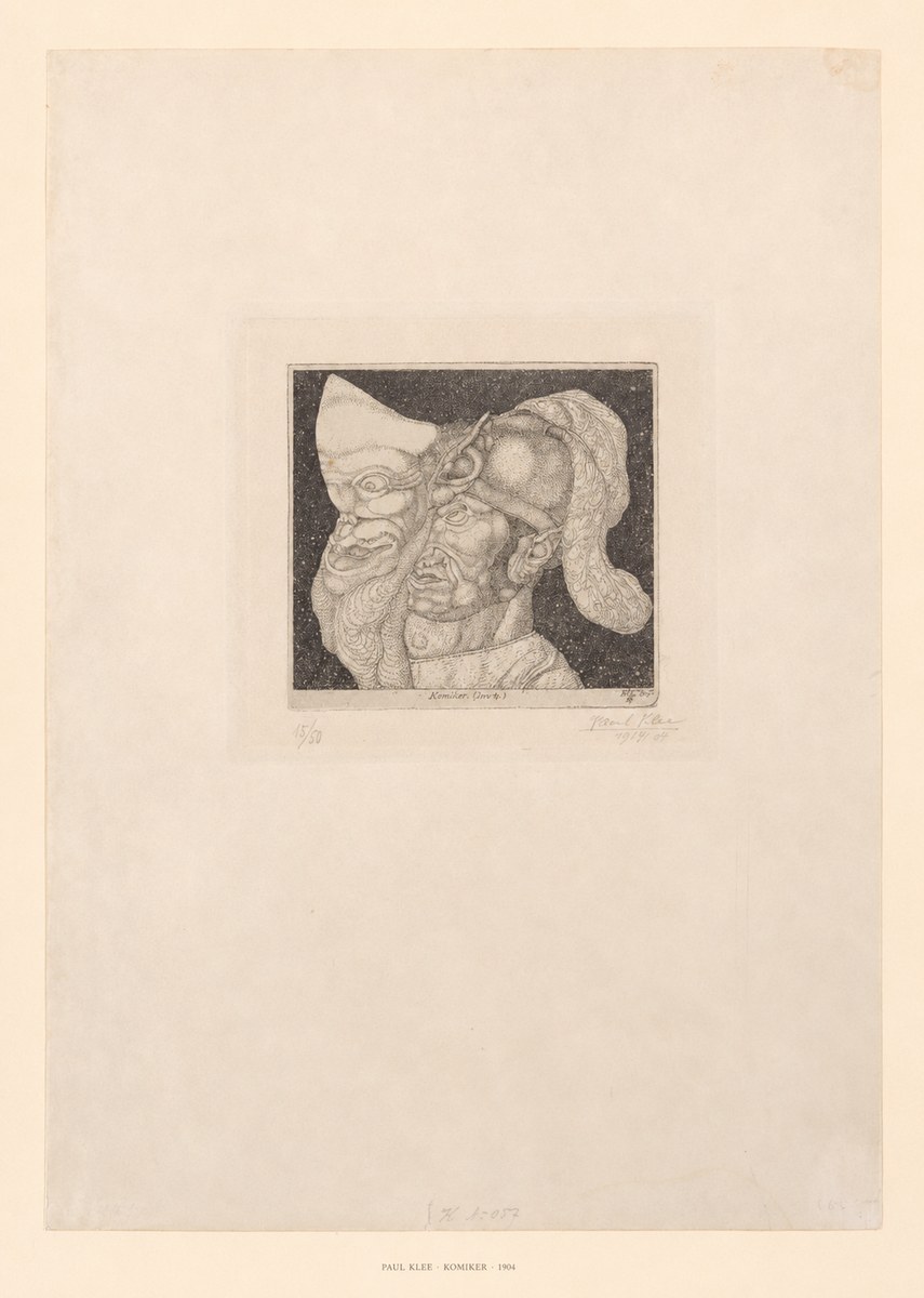 Paul Klee Komiker No6 - Poster