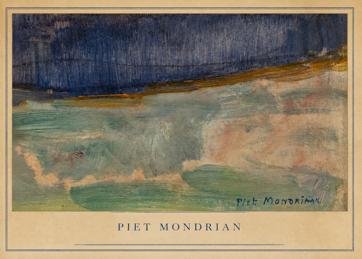 Piet Mondrian Piet Mondrian No2 - Poster