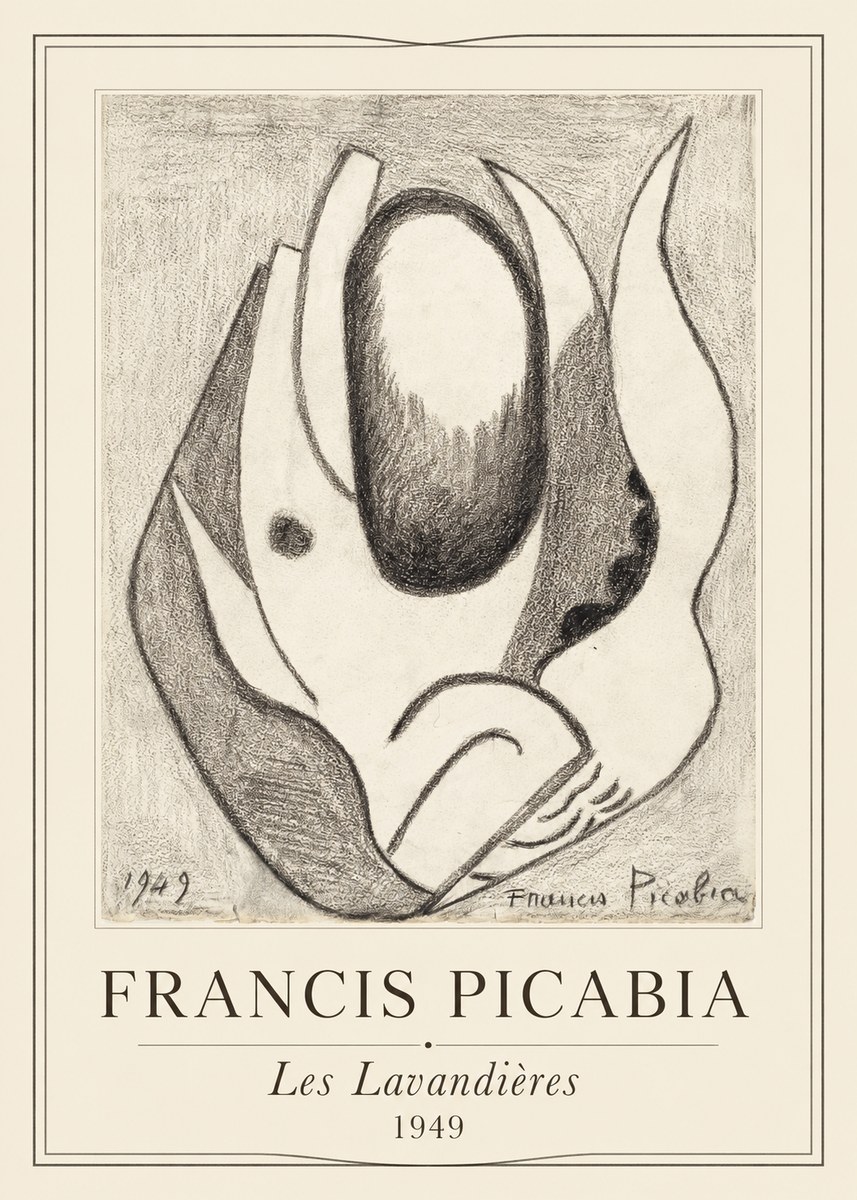 Francis Picabia Les Lavandières No1 - Poster