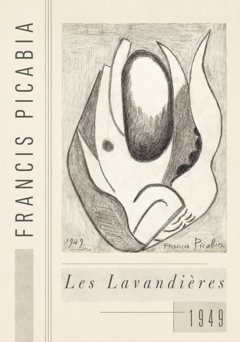 Francis Picabia Les Lavandières No3 - Poster