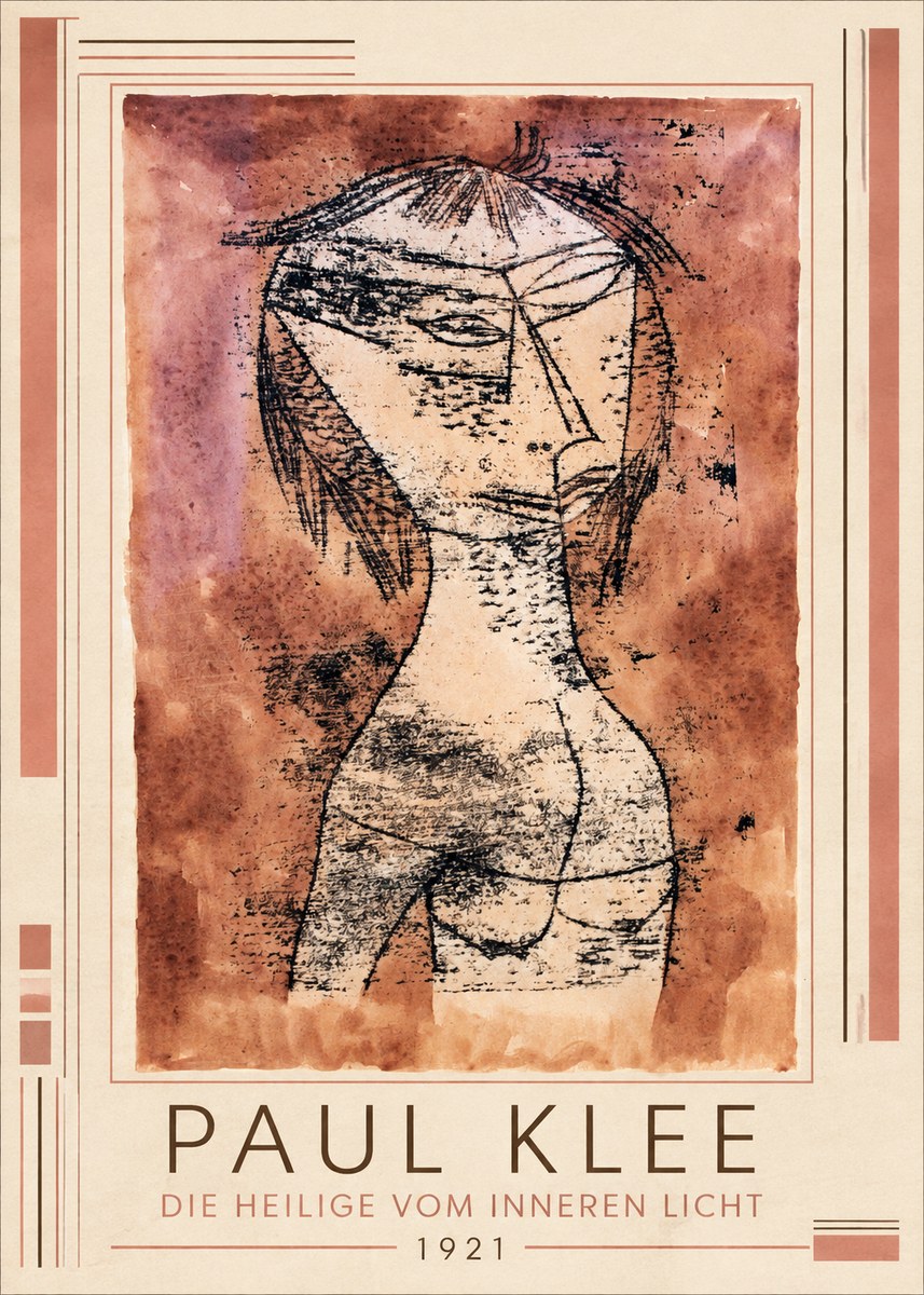 Paul Klee Die Heilige Vom Inneren Licht II No1 - Poster