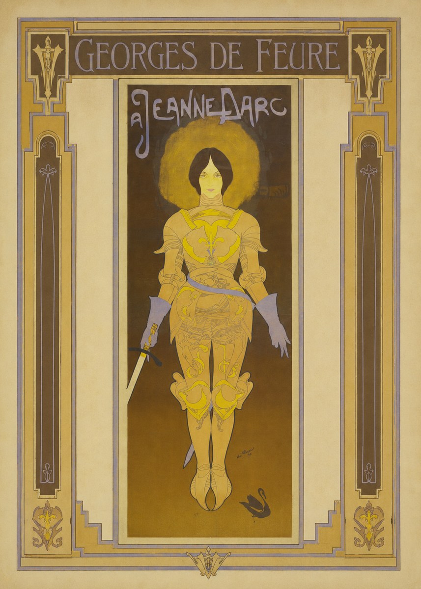 Georges de Feure À Jeanne D'arc No3 - Poster