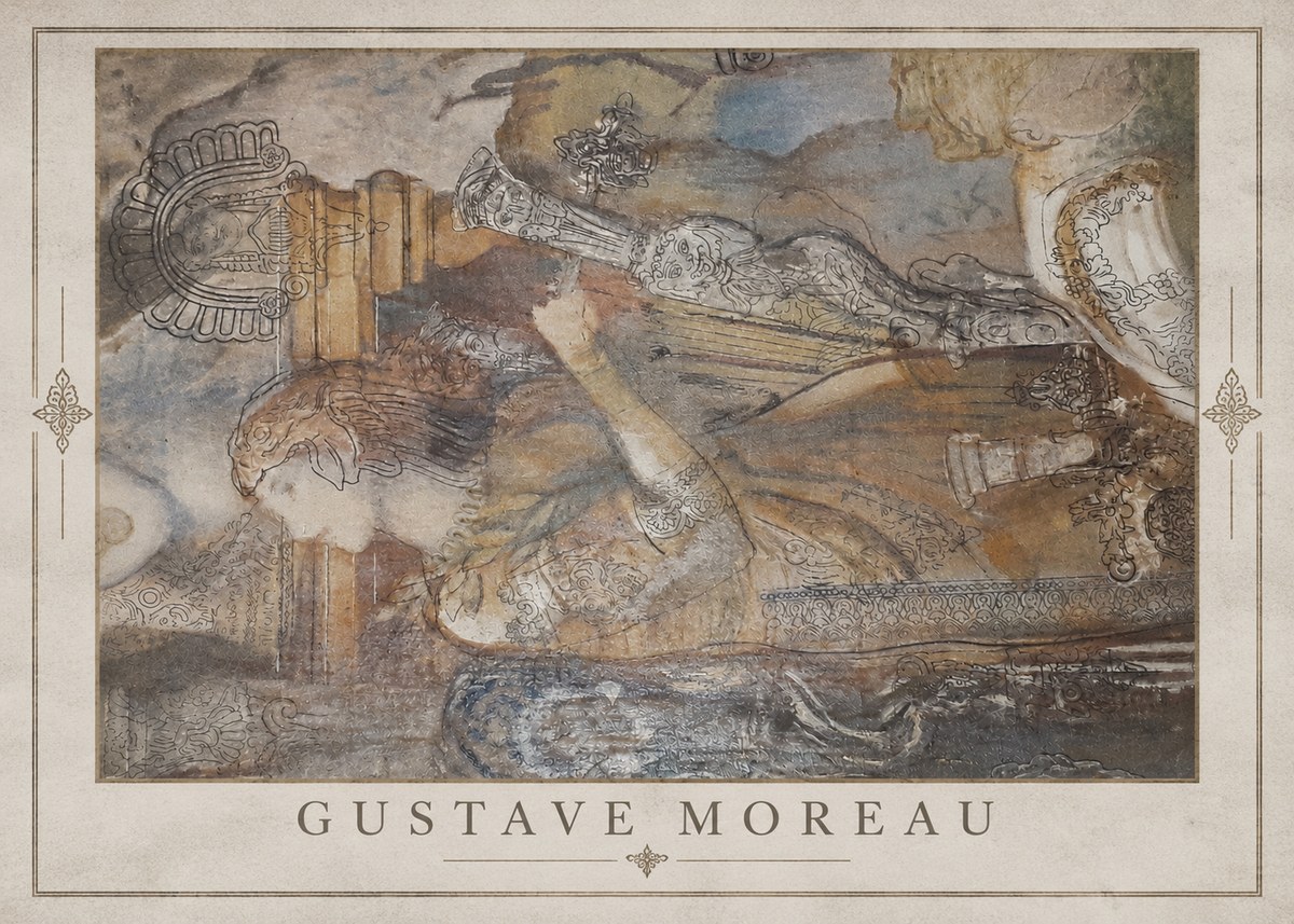 Gustave Moreau Study for the Triumph of Death No2 - Poster