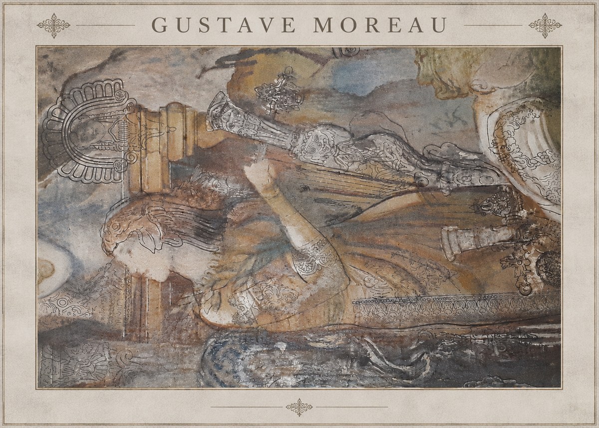 Gustave Moreau Study for the Triumph of Death No4 - Poster