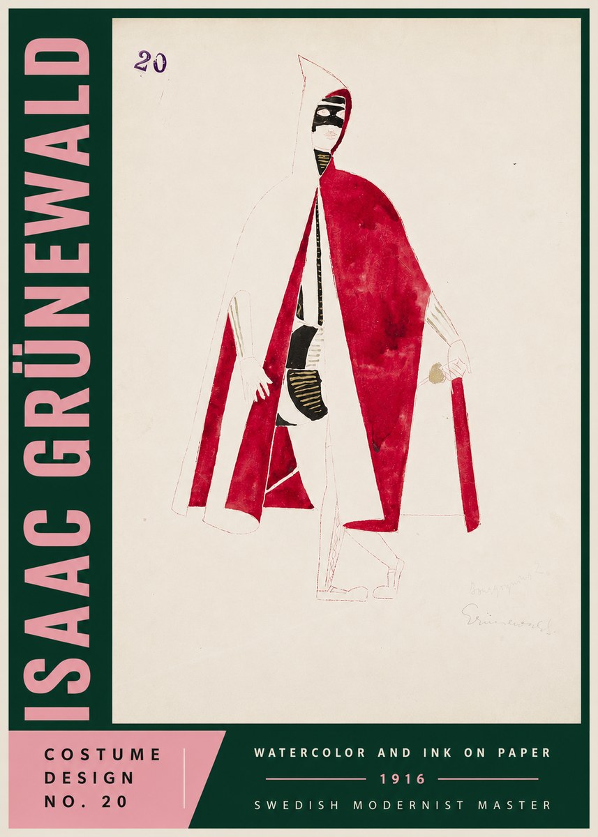 Isaac Grünewald Costume Design No. 20 No4 - Poster