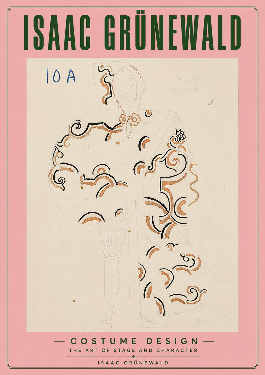 Isaac Grünewald Costume Design VIII No5 - Poster