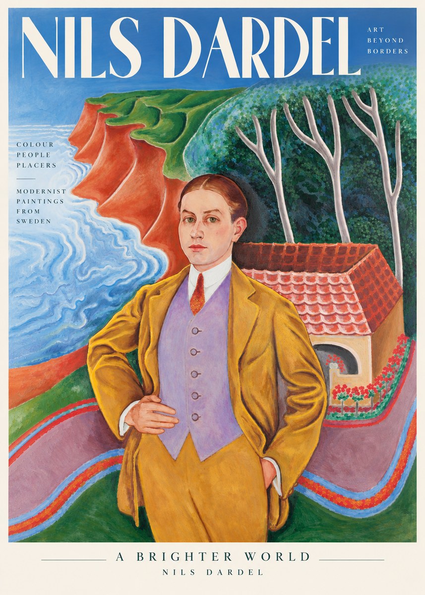 Nils Dardel Portrait in a Southern Landscape No3 - Poster