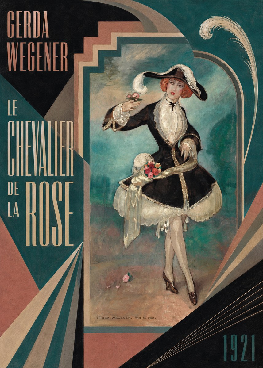 Gerda Wegener Le Chevalier De La Rose No5 - Poster
