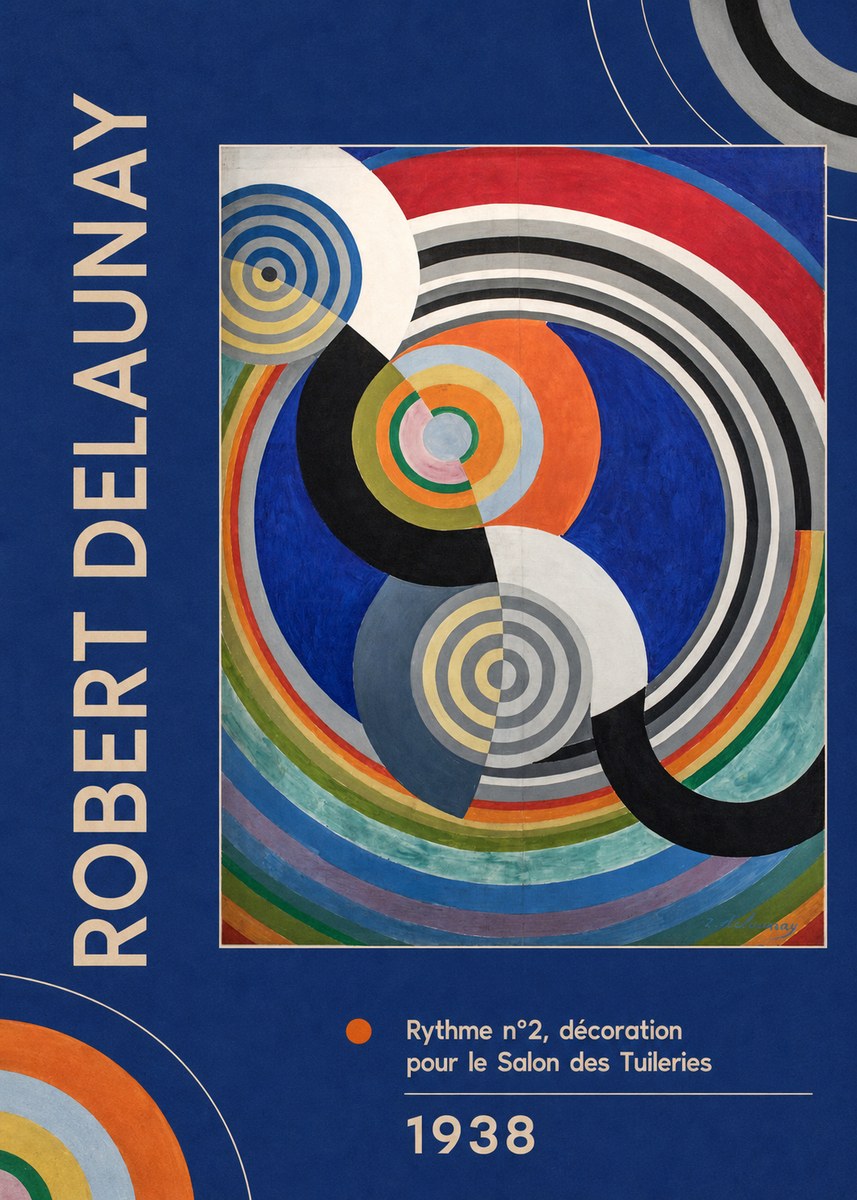 Robert Delaunay Rythme N°2, Décoration Pour Le Salon Des Tuileries No2 - Poster