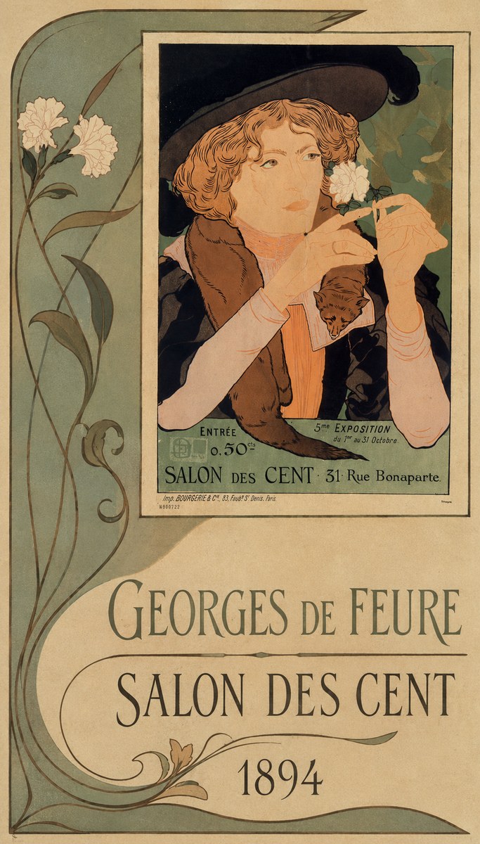 Georges de Feure Salon Des Cent - 1894 No2 - Poster