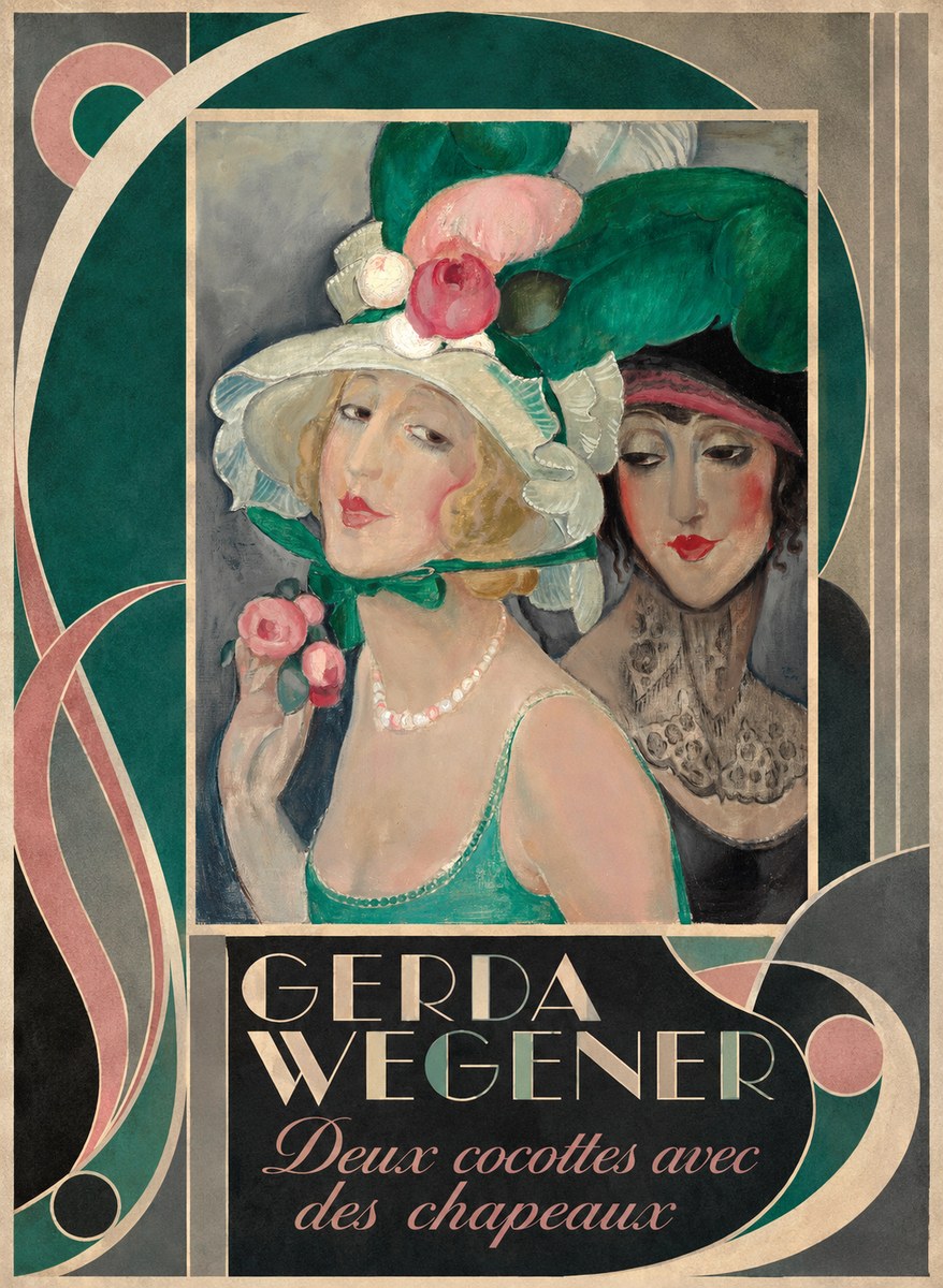 Gerda Wegener Deux Cocottes Avec Des Chapeaux No6 - Poster