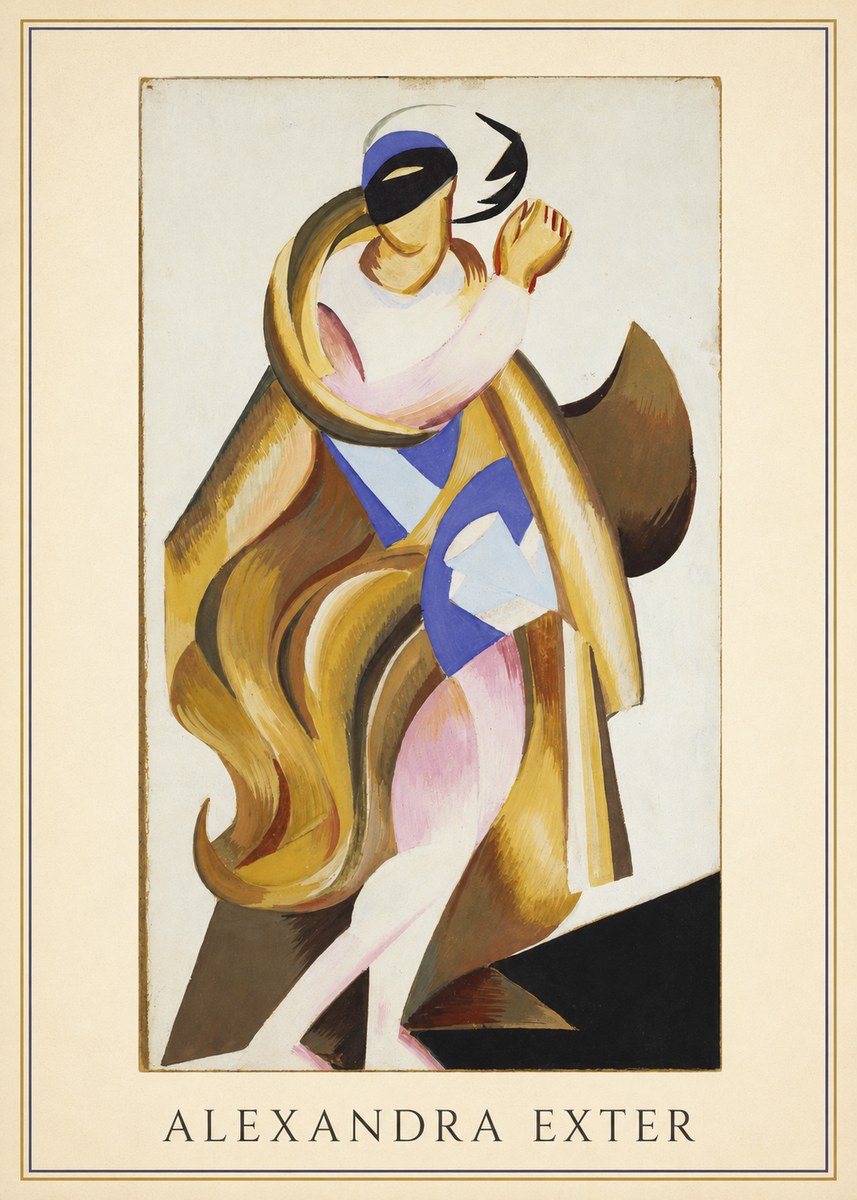 Alexandra Exter Art Deco Figure No3 - Poster