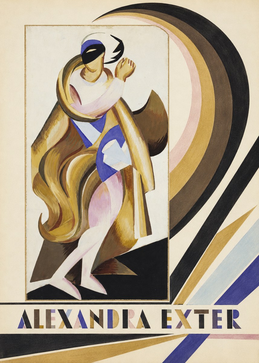 Alexandra Exter Art Deco Figure No4 - Poster