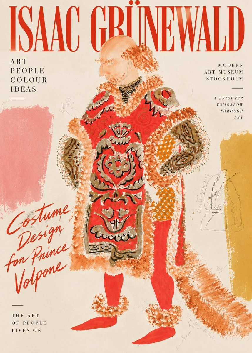 Isaac Grünewald Costume Design for a Theatre Production No4 - Poster