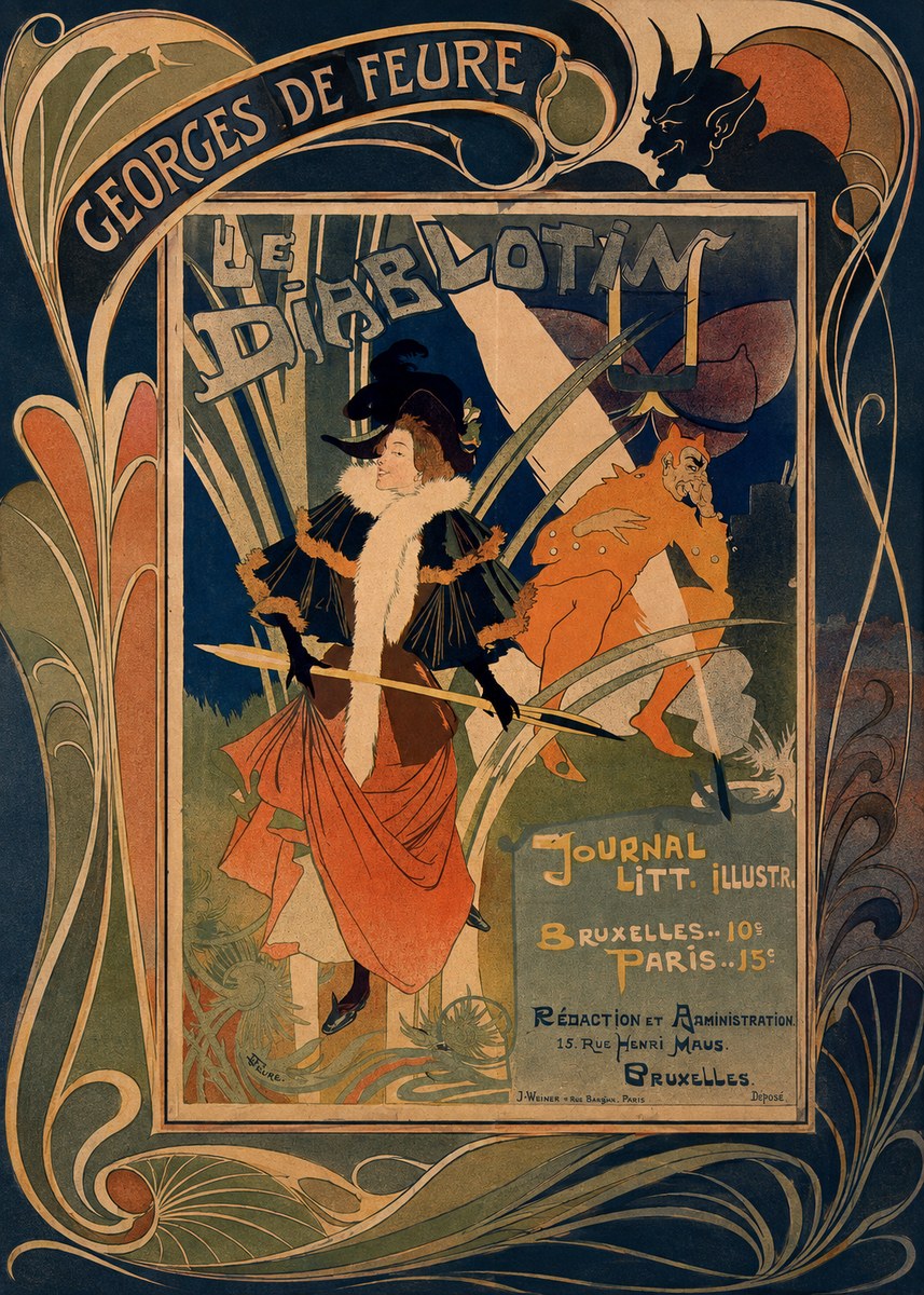 Georges de Feure Le Diablotin II No5 - Poster