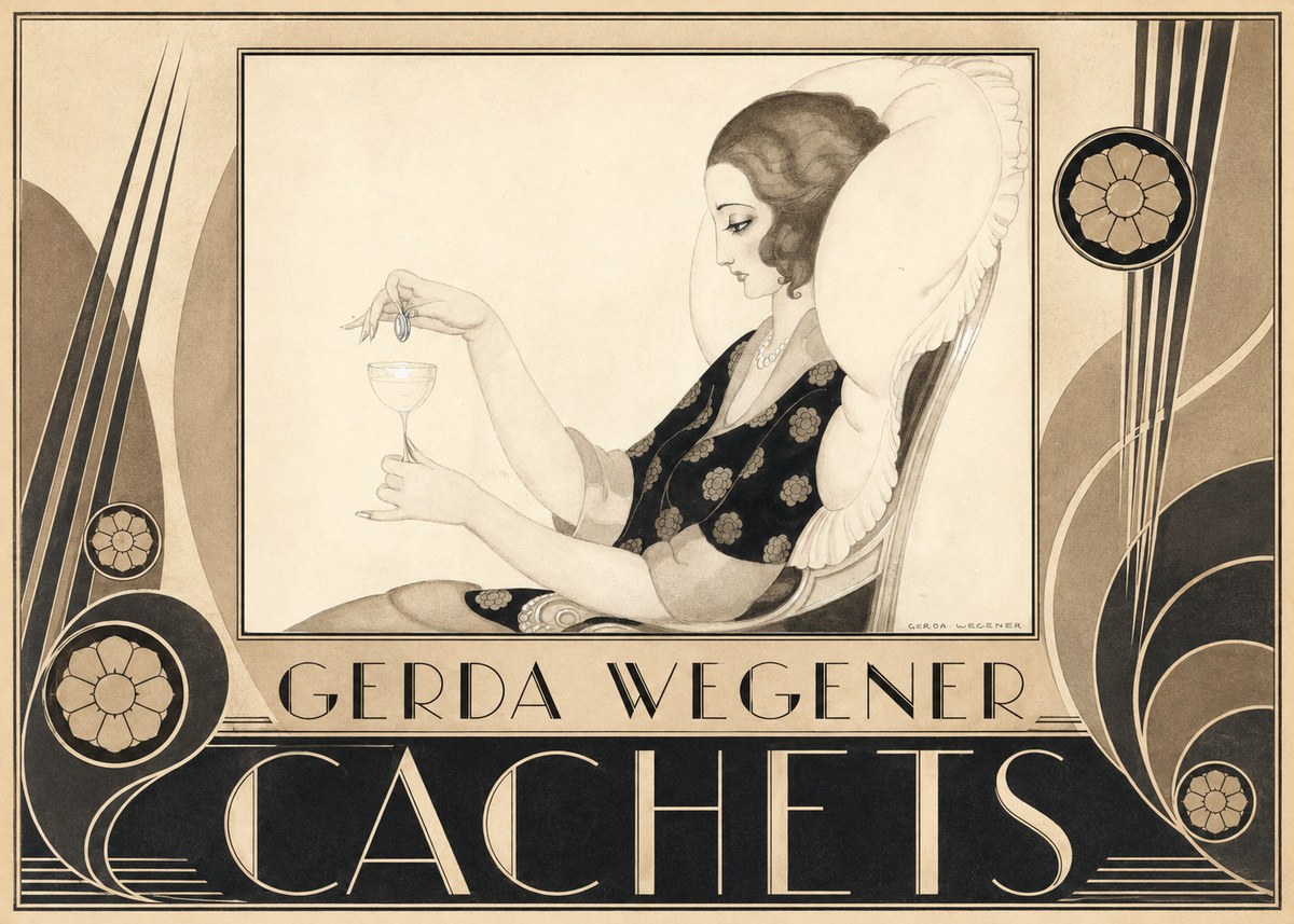 Gerda Wegener Cachets No6 - Poster
