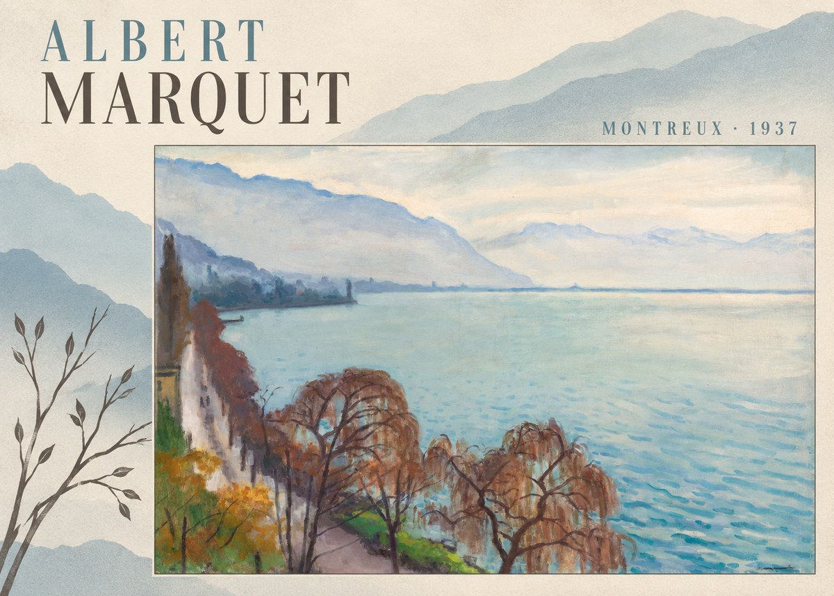 Albert Marquet Montreux No4 - Poster
