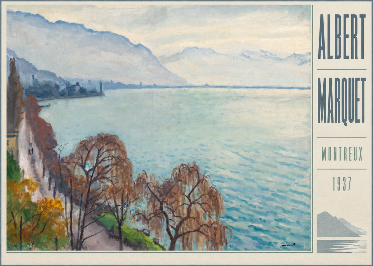 Albert Marquet Montreux No5 - Poster