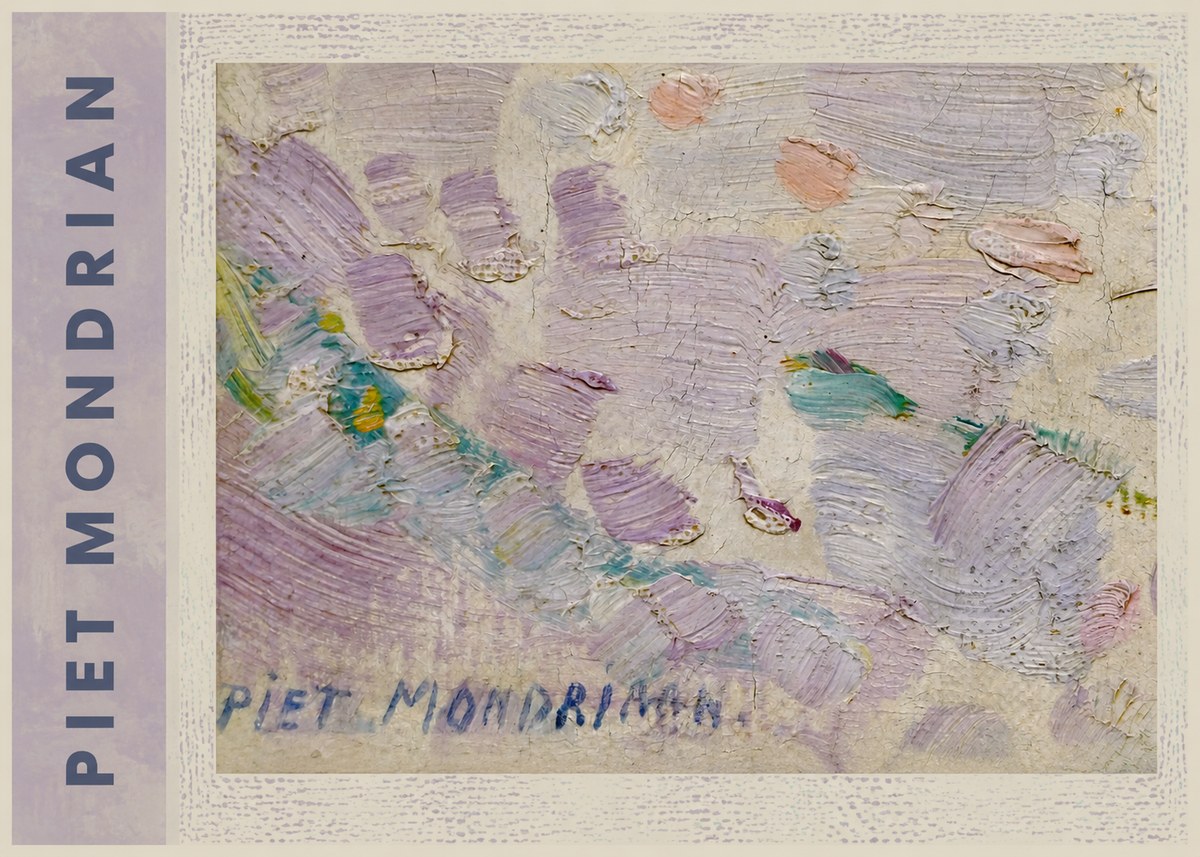Piet Mondrian Abstract Composition No2 - Poster