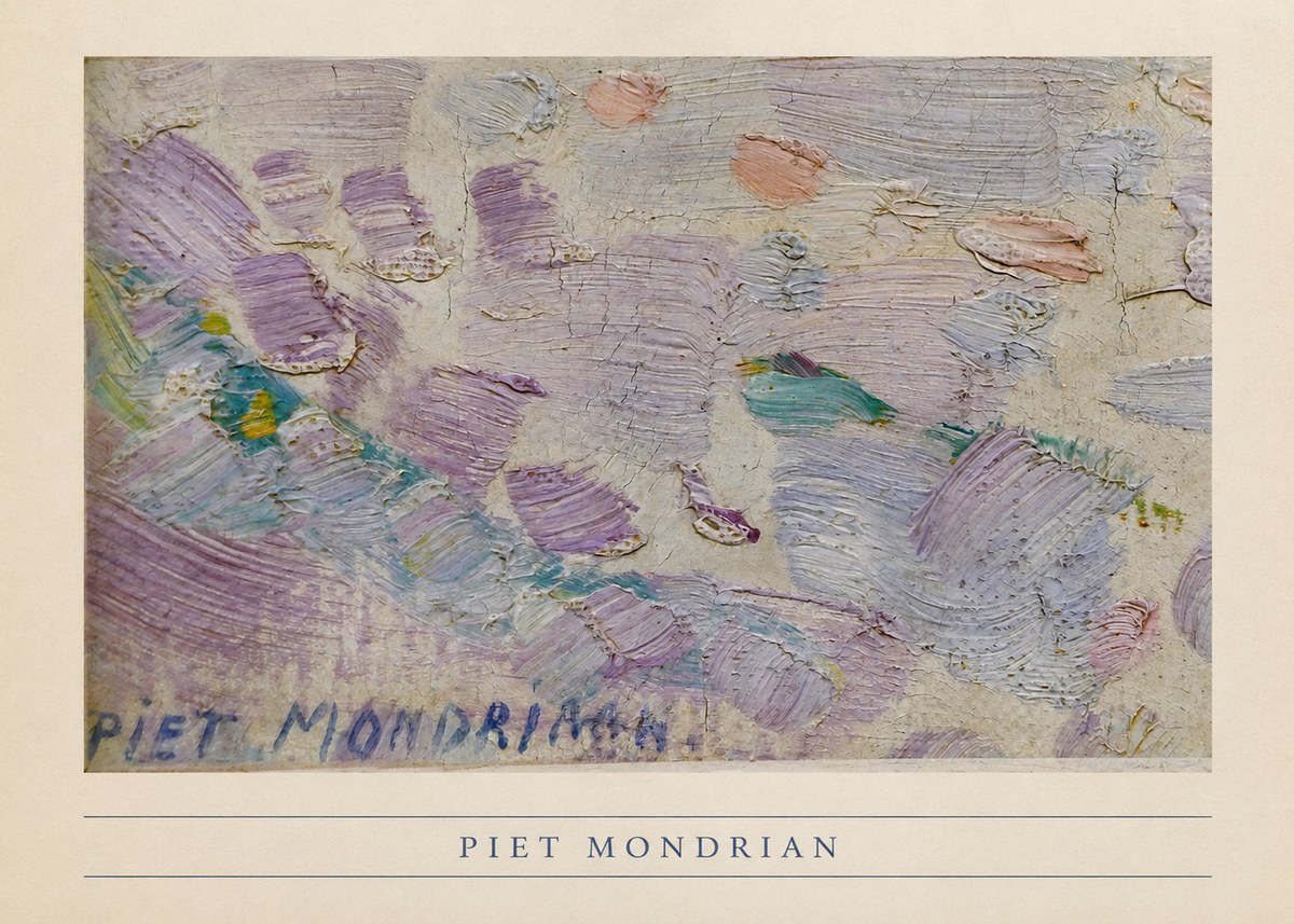 Piet Mondrian Abstract Composition No4 - Poster