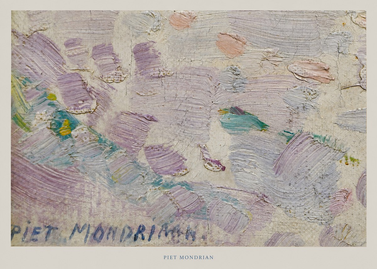 Piet Mondrian Abstract Composition No5 - Poster