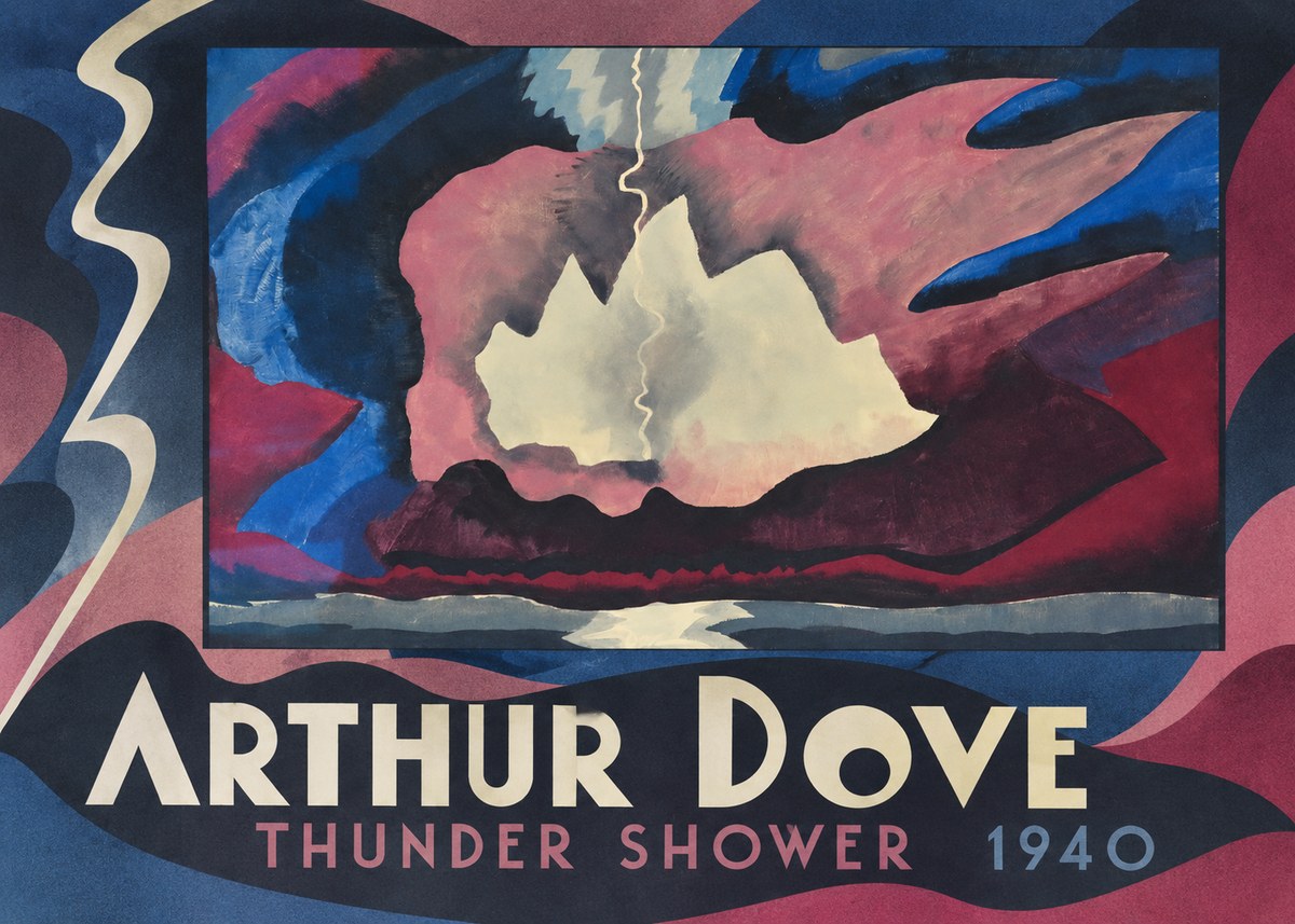 Arthur Dove Thunder Shower No2 - Poster