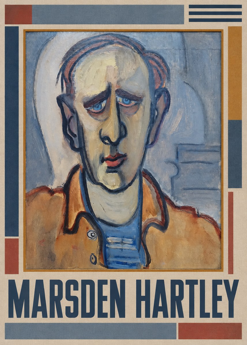 Marsden Hartley Portrait of a German Officer II No1 - Poster