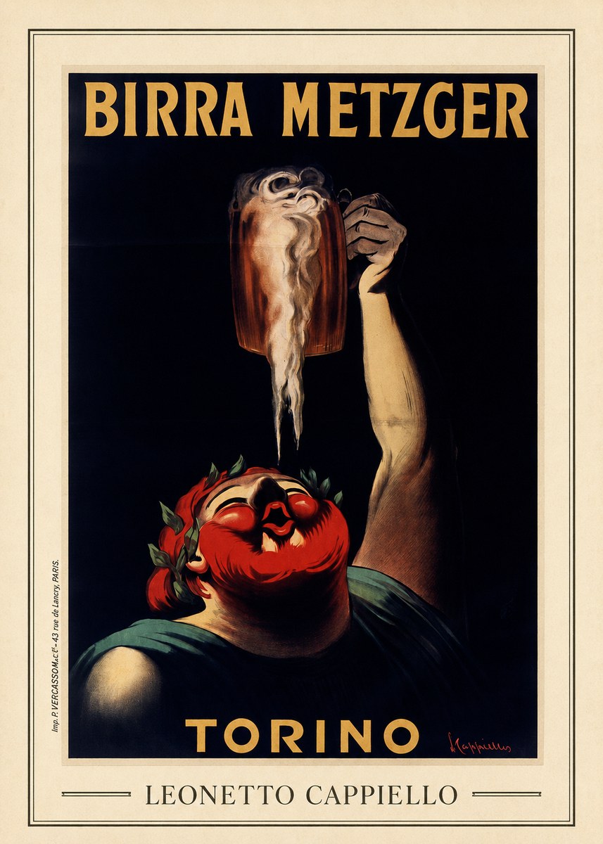 Leonetto Cappiello Birra Metzger No3 - Poster