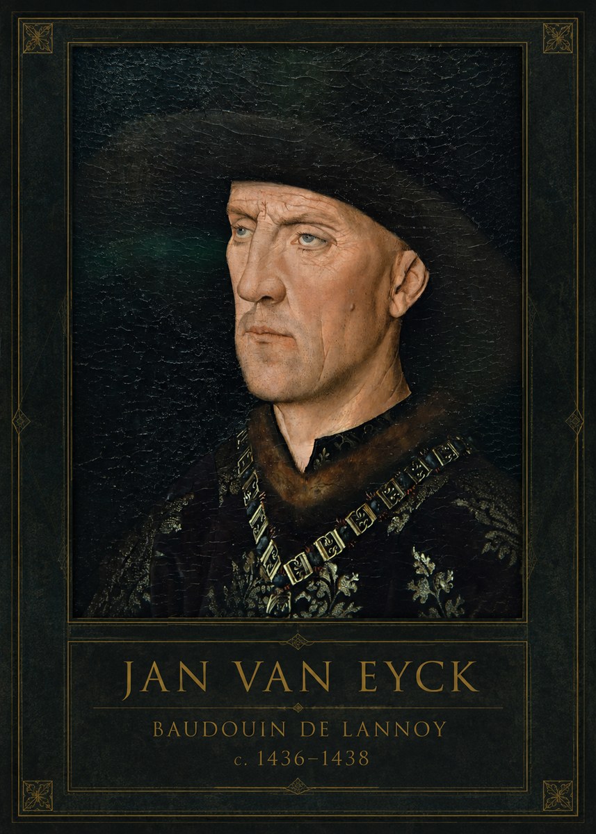 Jan van Eyck Baudouin De Lannoy No1 - Poster