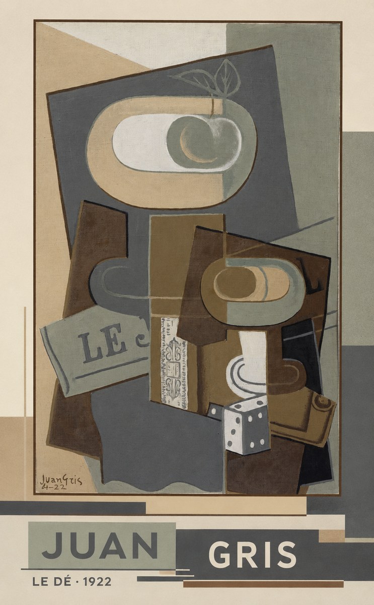 Juan Gris Le Dé No4 - Poster