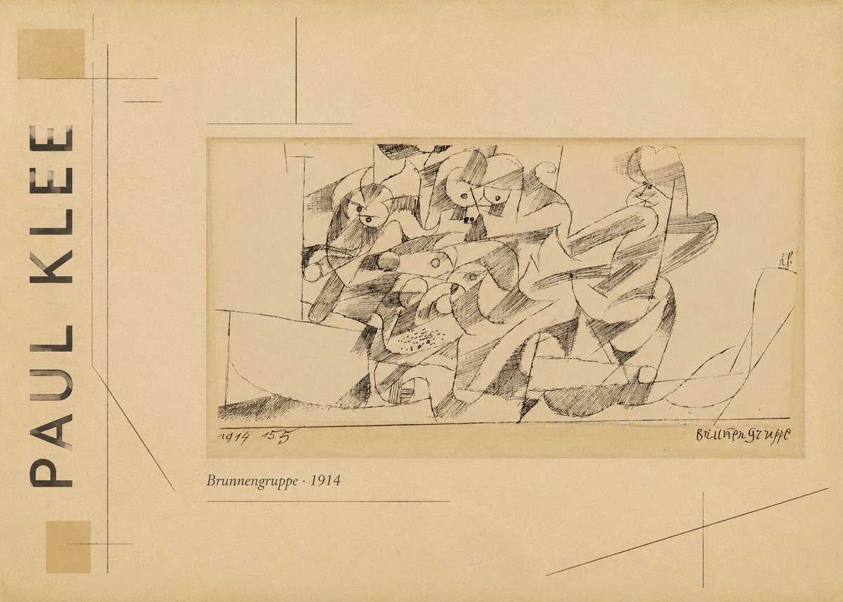 Paul Klee Brunnengruppe No3 - Poster