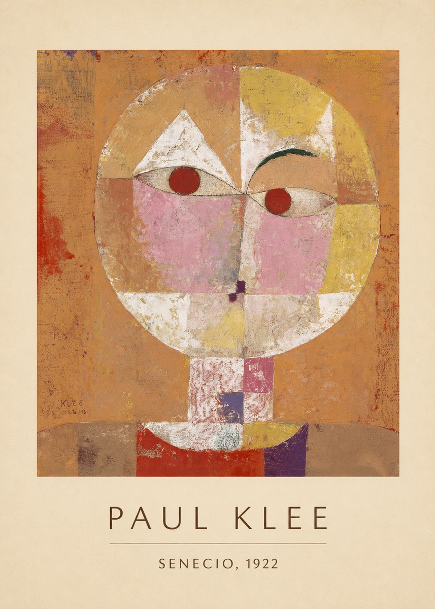 Paul Klee Senecio No3 - Poster