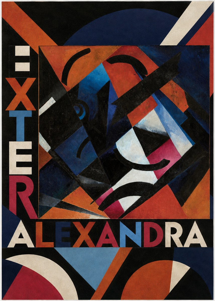 Alexandra Exter Abstract Composition No6 - Poster