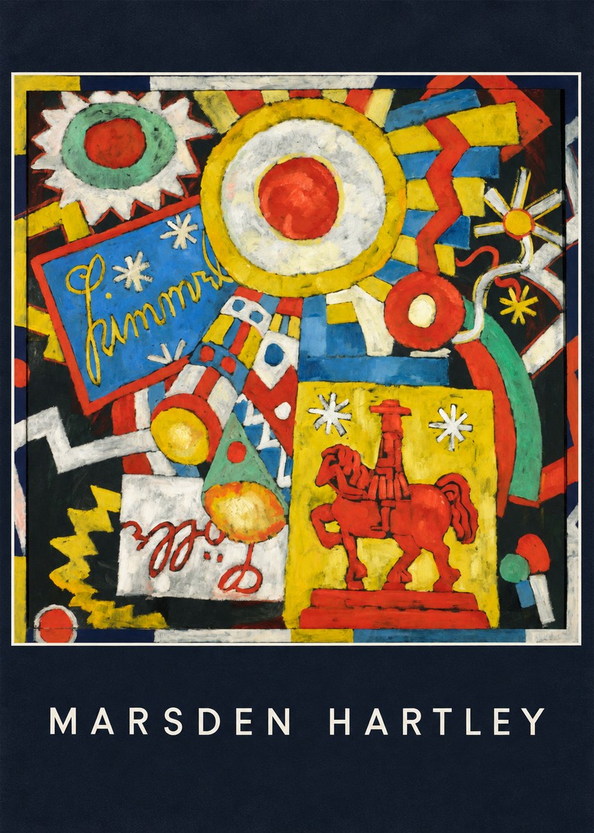 Marsden Hartley Himmel Lille No6 - Poster