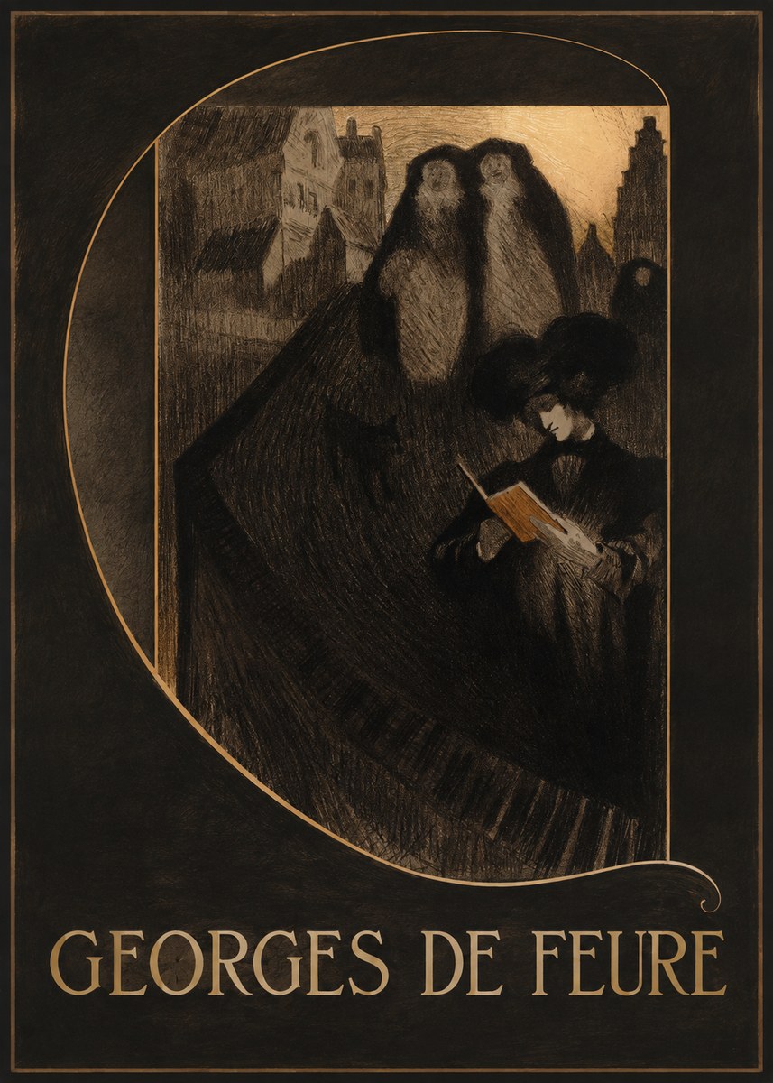 Georges de Feure La Liseuse No3 - Poster