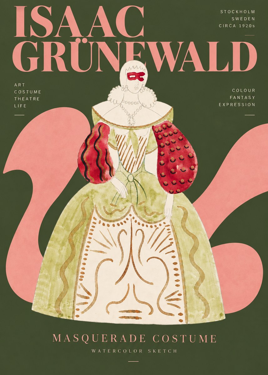Isaac Grünewald Masquerade Costume No5 - Poster