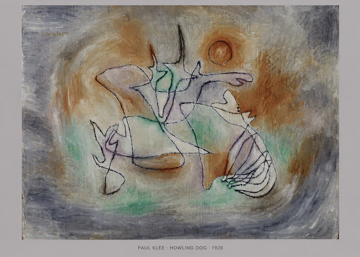 Paul Klee Howling Dog No5 - Poster