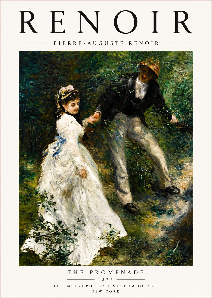 Renoir The Promenade No6 - Poster