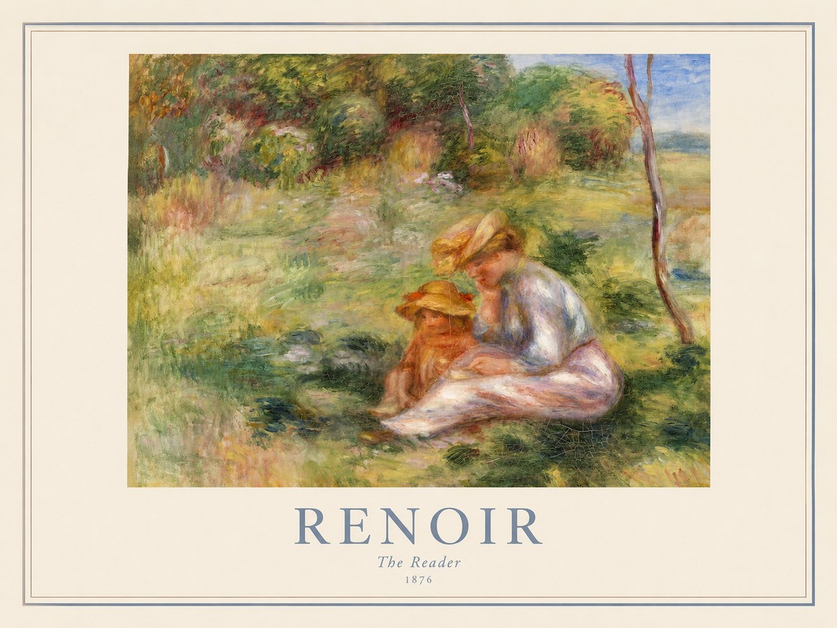 Renoir The Reader No1 - Poster