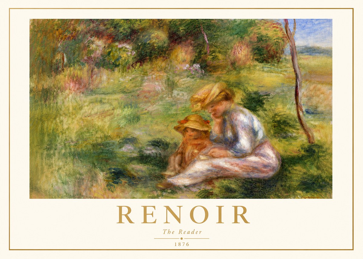 Renoir The Reader No3 - Poster