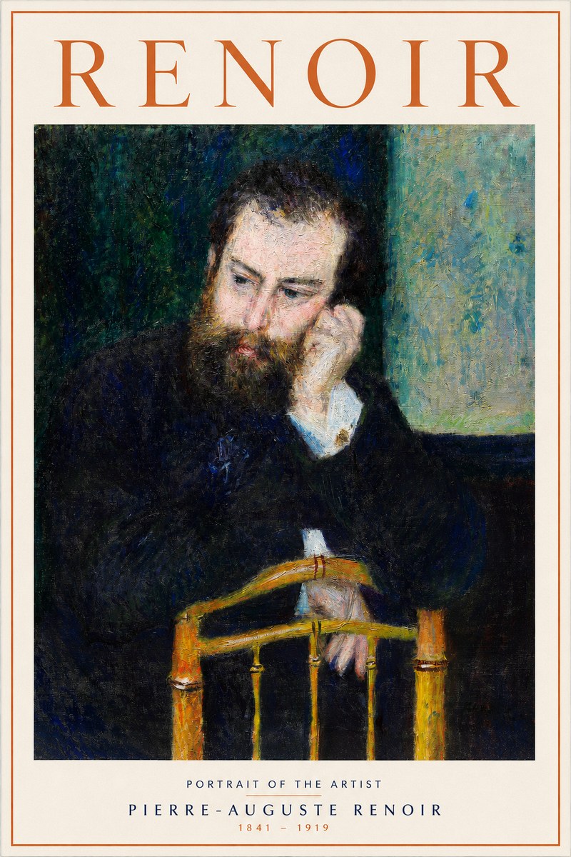 Renoir Portrait of the Artist No2 - Poster