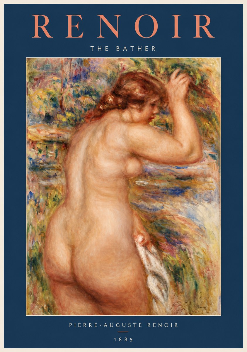 Renoir Bather No4 - Poster