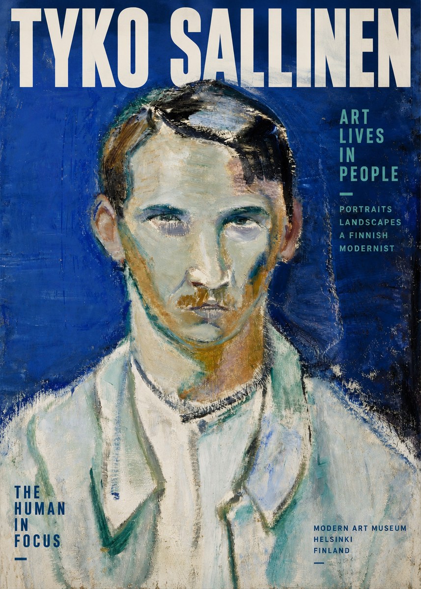 Tyko Sallinen Portrait of a Man IV No2 - Poster