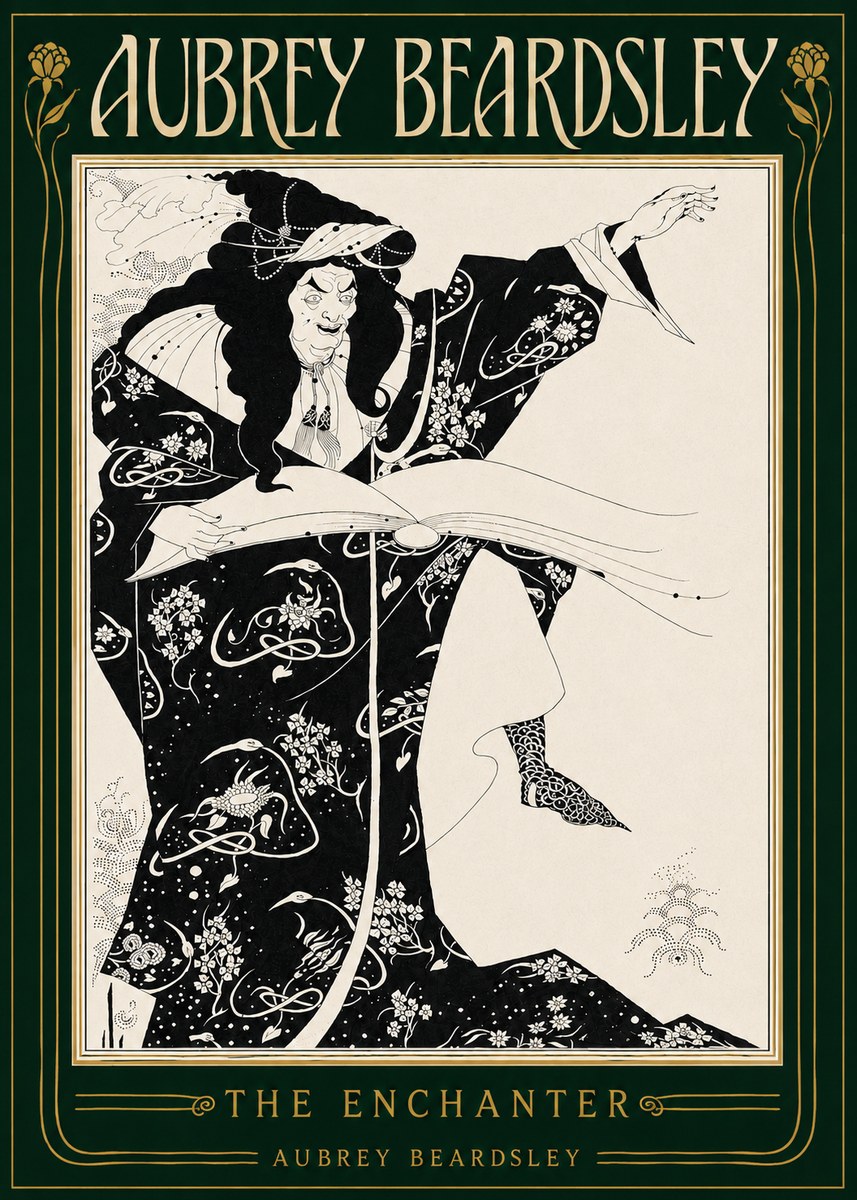 Aubrey Beardsley The Rehearsal No5 - Poster