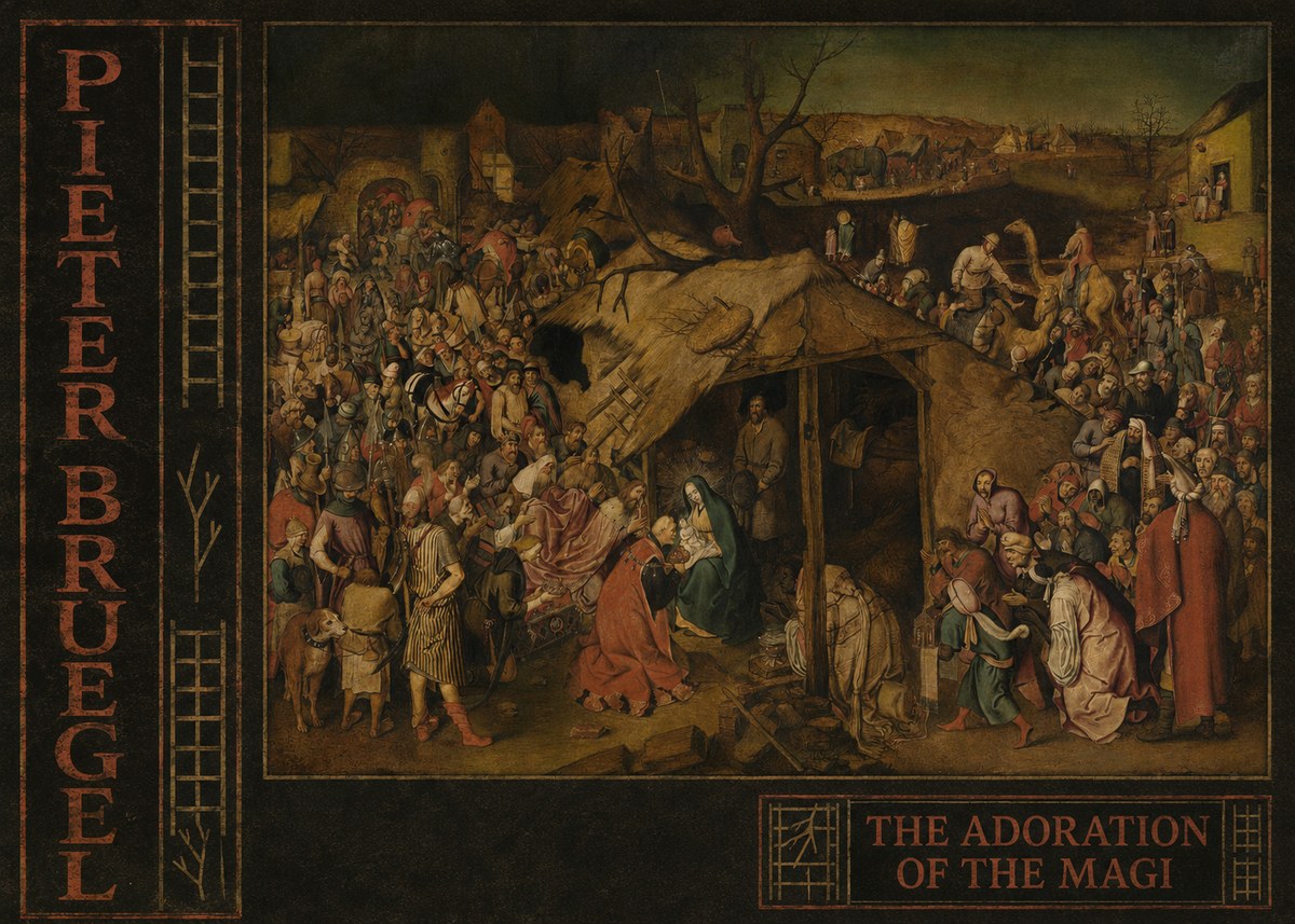 Pieter Bruegel The Adoration of the Magi No3 - Poster