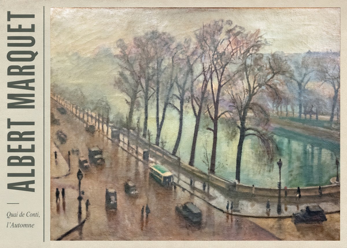 Albert Marquet Quai De Conti, L'automne No2 - Poster