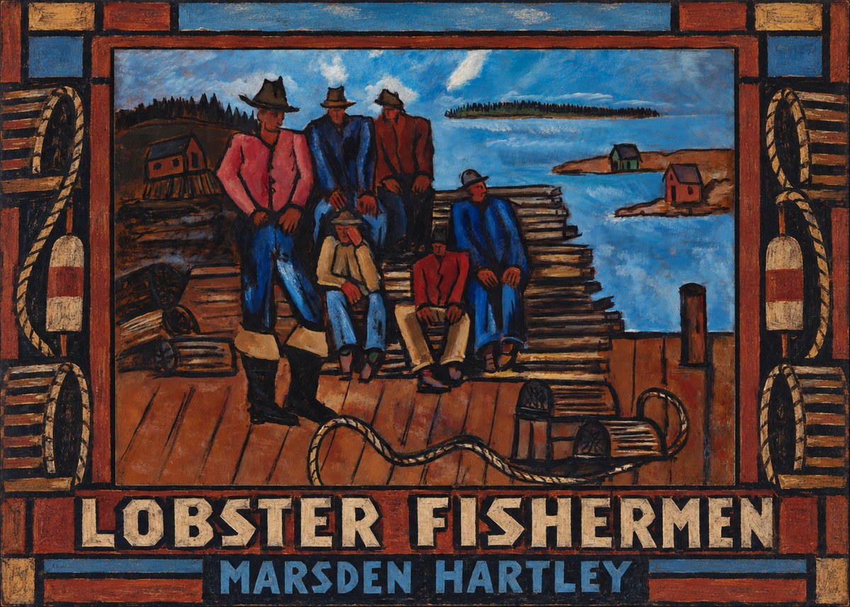 Marsden Hartley Lobster Fishermen II No1 - Poster