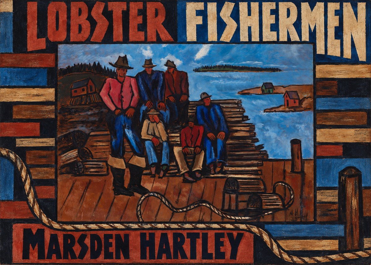 Marsden Hartley Lobster Fishermen II No3 - Poster